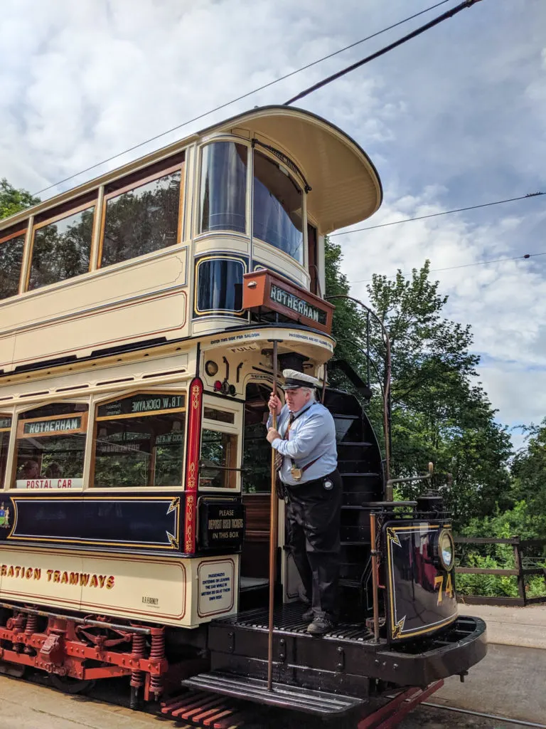 tram at Crich Tramway Museum