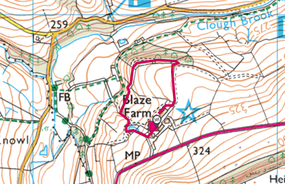 Blaze Farm OS Map