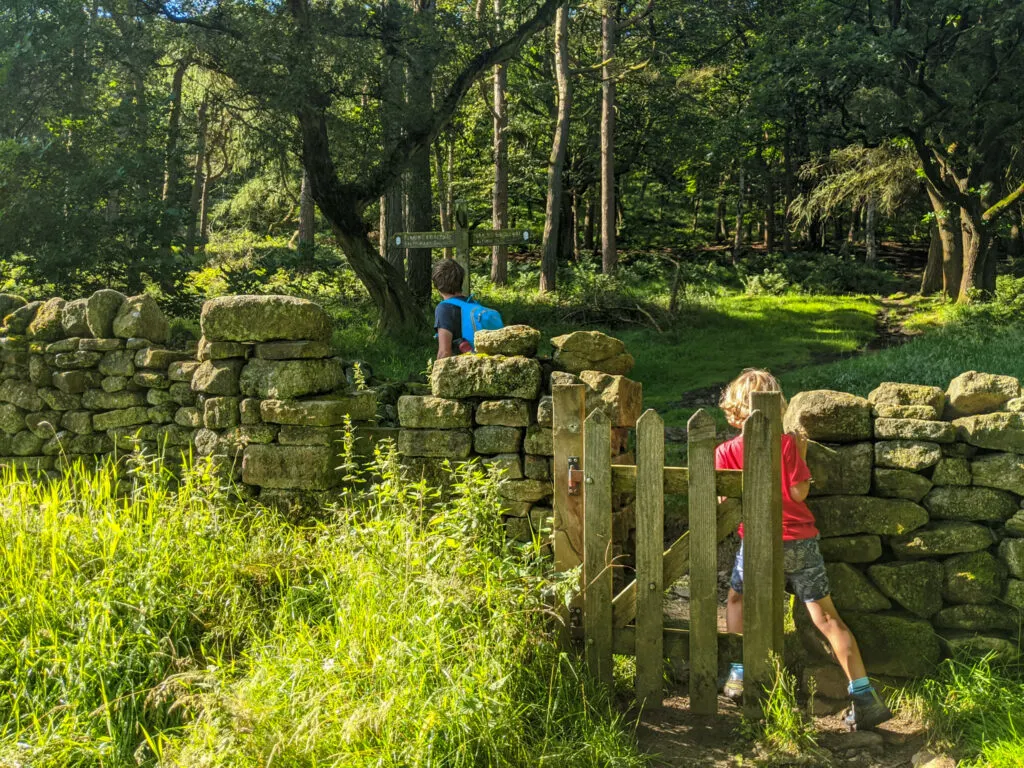 Hiking Kinder Scout with kids
