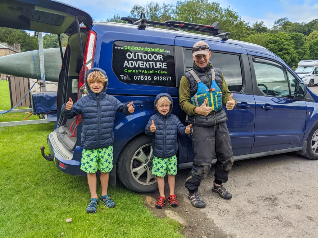 Canoeing in the Peak District with Peaks and Paddles