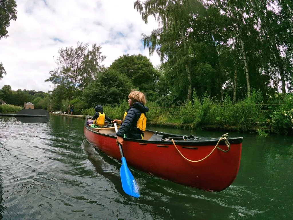 Canoeing in the Peak District with Peaks and Paddles