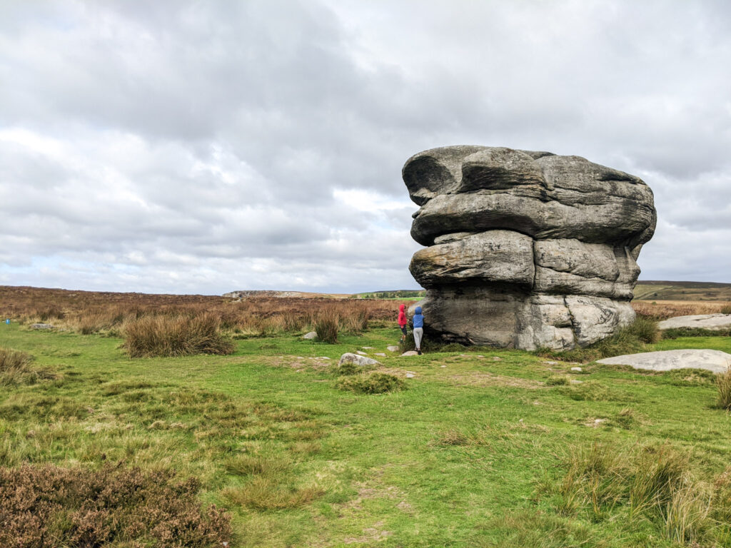 Baslow Edge walk - Eagle Stone