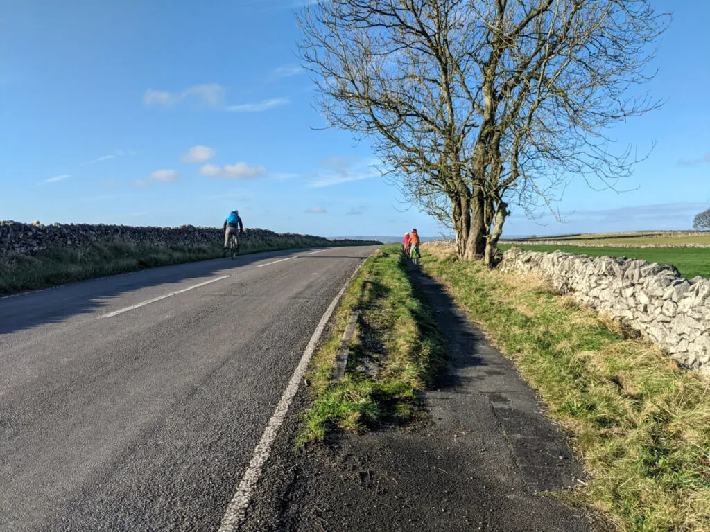 cycling between the High Peak Trail and Tissington Trail