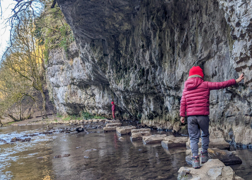 Chee Dale stepping stones walk