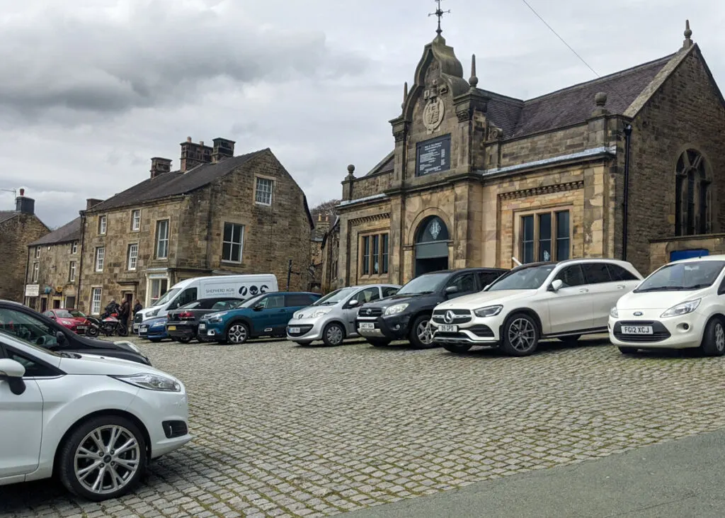 Longnor Market Square parking