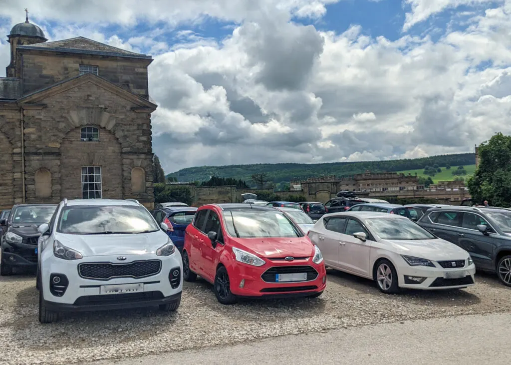 Chatsworth House main car park