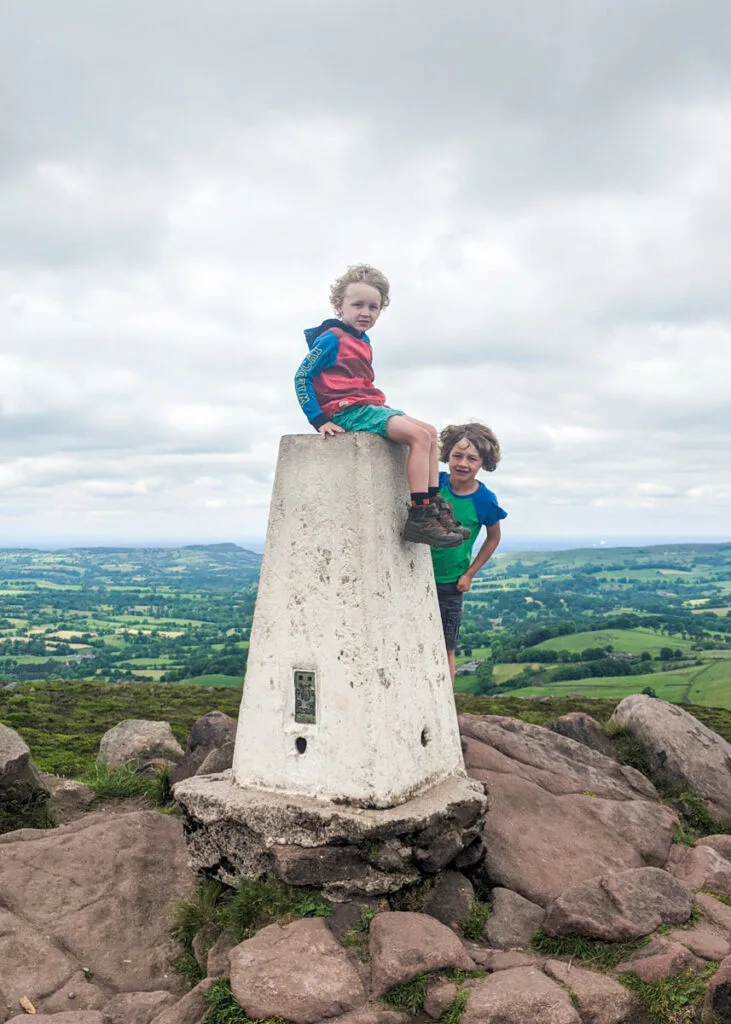 The Roaches trig point
