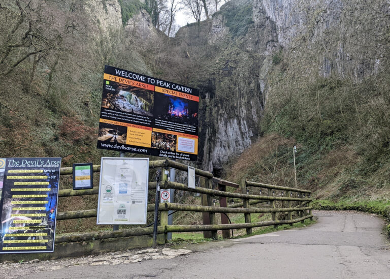 entrance to Devil's Arse Cavern