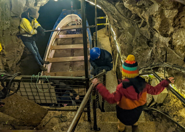 Speedwell Cavern boat