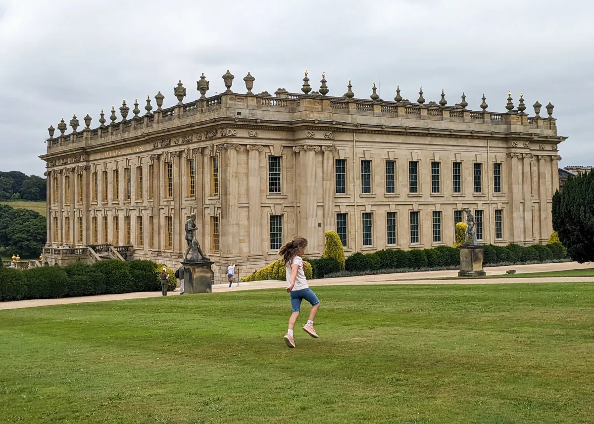 Chatsworth House with kids