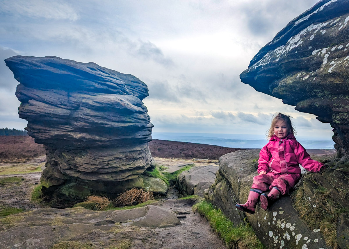 Short Ox Stones walk, including trig point (circular, 1.7km): perfect for toddlers