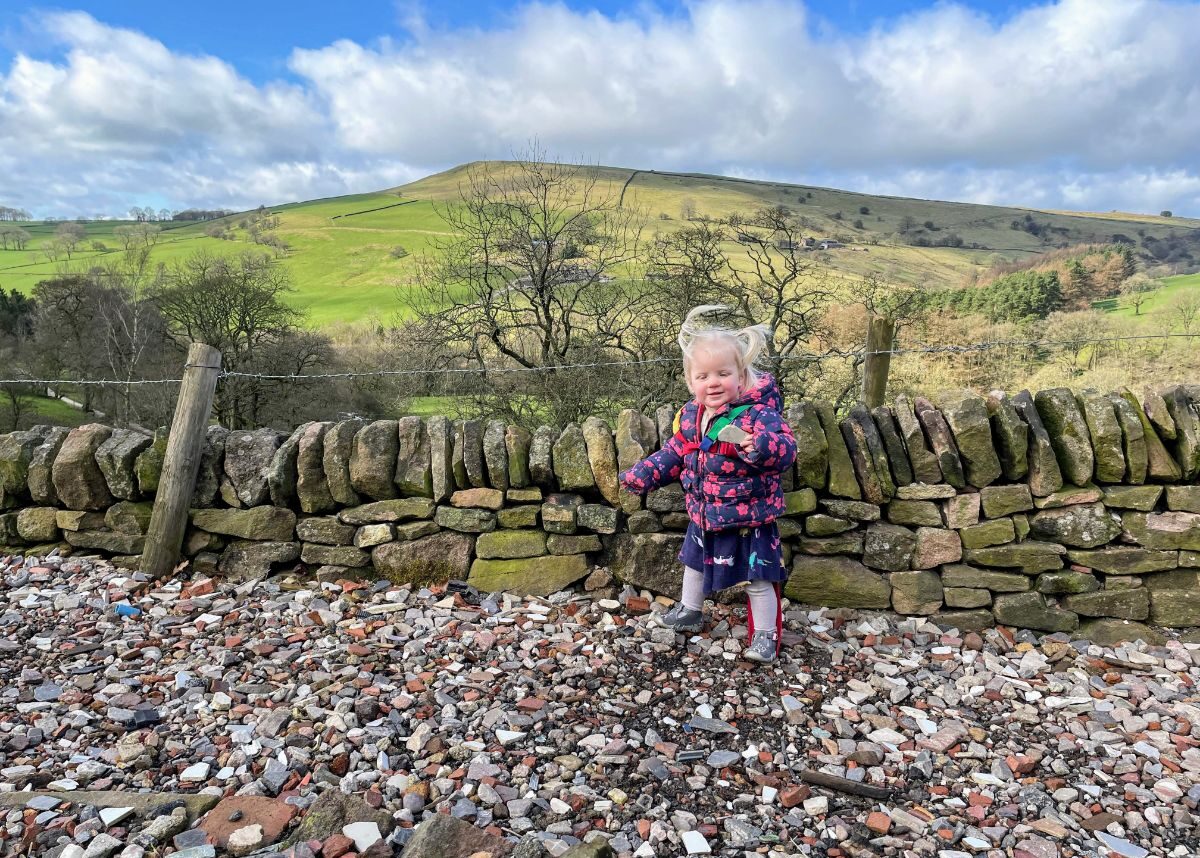 Blaze Farm walk: a perfect toddler walk in Cheshire’s Peak District