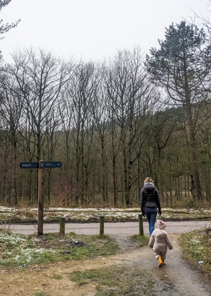 Derwent Dam toddler walk