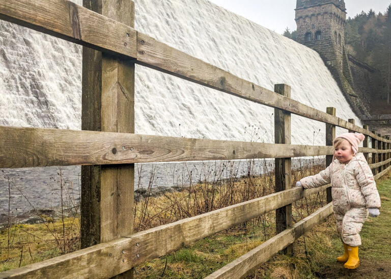 Derwent Dam toddler walk