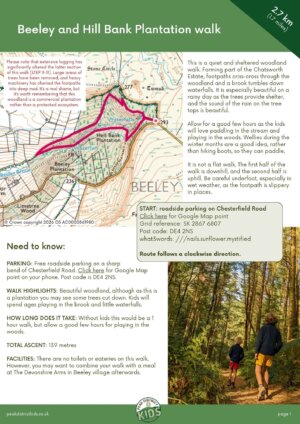 Beeley and Hill Bank plantation walk cover