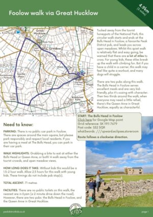 Foolow walk via Great Hucklow pdf cover