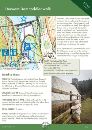 Derwent Dam toddler walk cover
