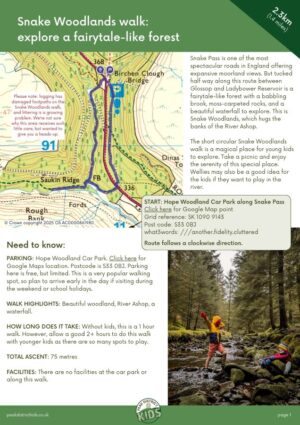 Snake Woodlands walk pdf cover