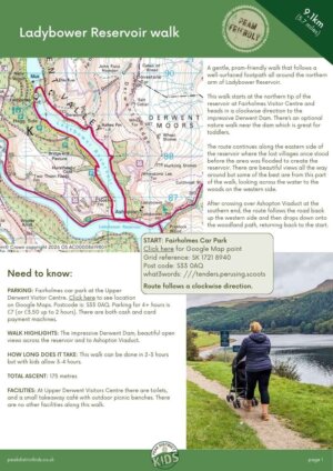 Ladybower Reservoir walk pdf cover