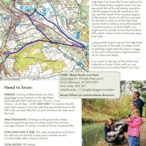 High Peak Trail and Cromford Canal walk pdf cover