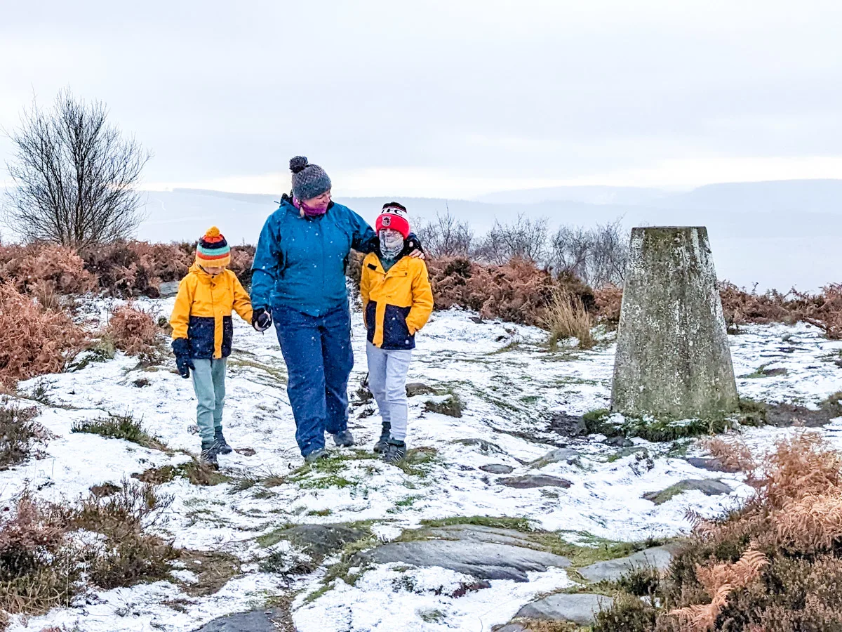 Birchen Edge snowy walk