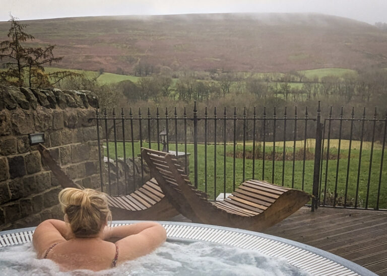 Losehill Spa views over Win Hill