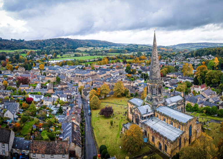 Bakewell drone shot