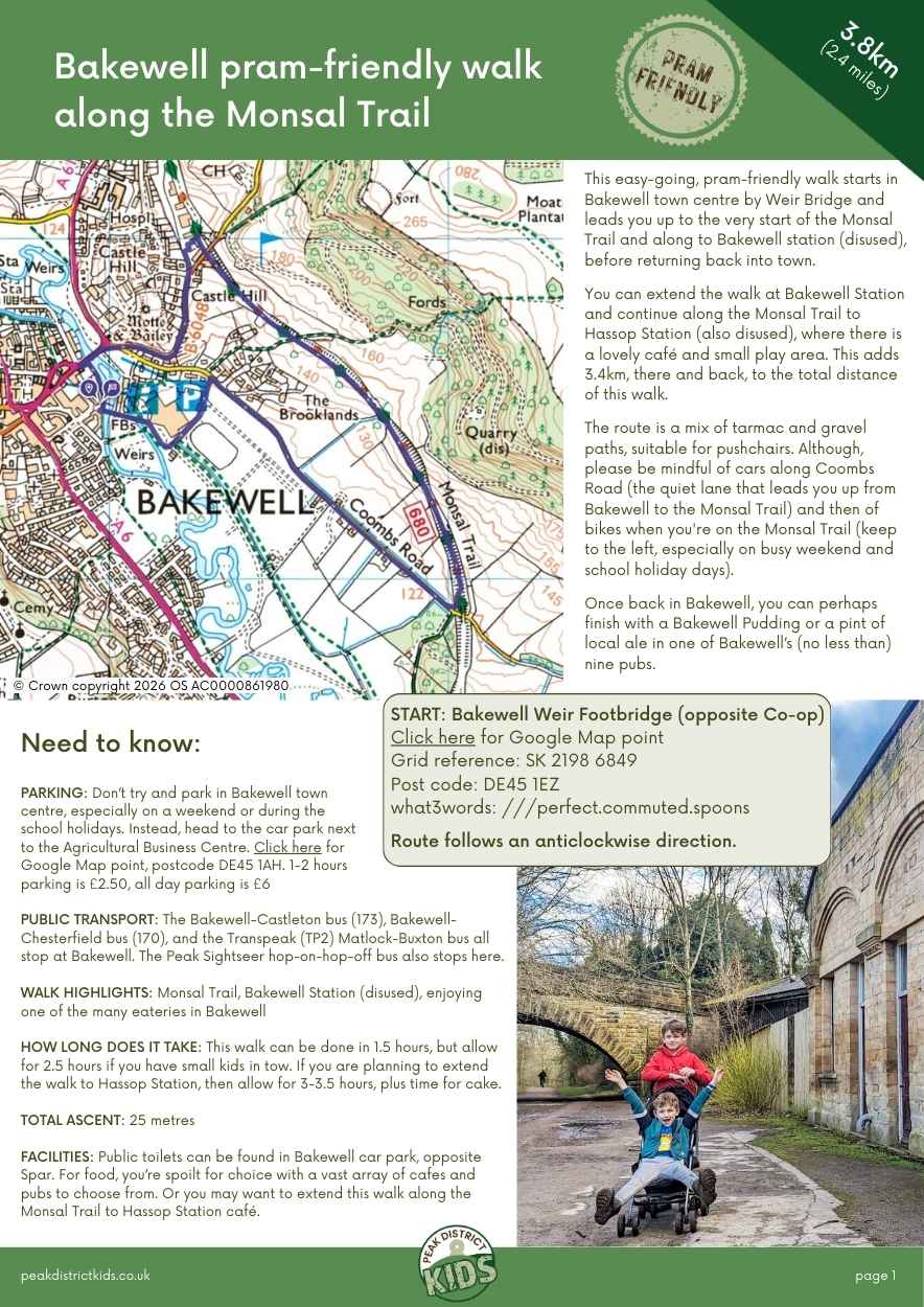 PDK Bakewell pram-friendly walk
