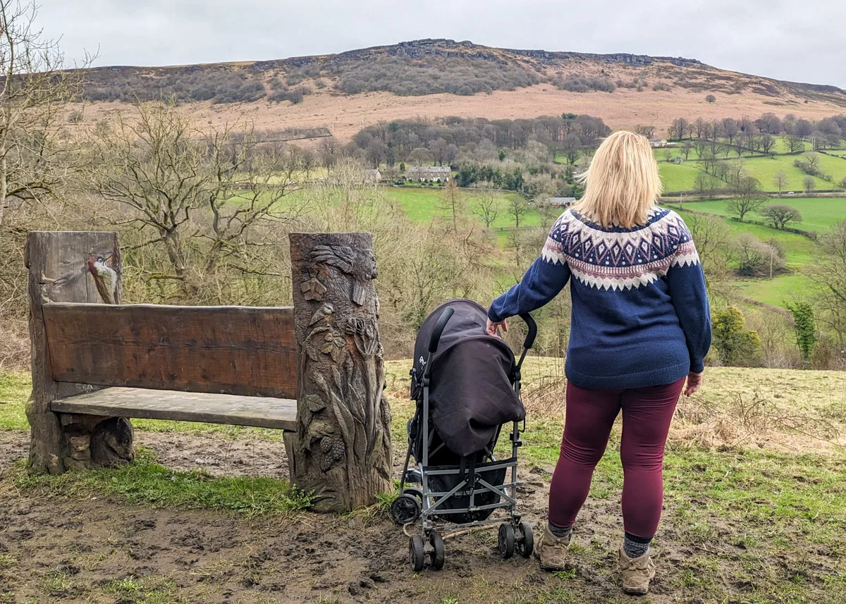 Bamford pram-friendly walk to Ladybower Plugholes