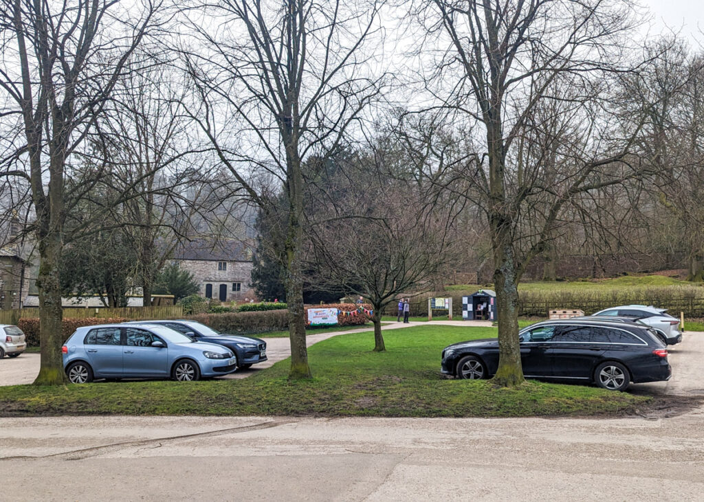 Ilam Park National Trust car park