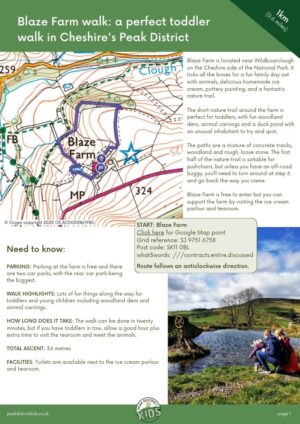 Blaze Farm nature trail pdf cover