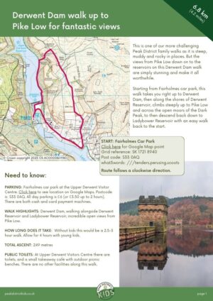 PDK Derwent Dam walk pdf cover