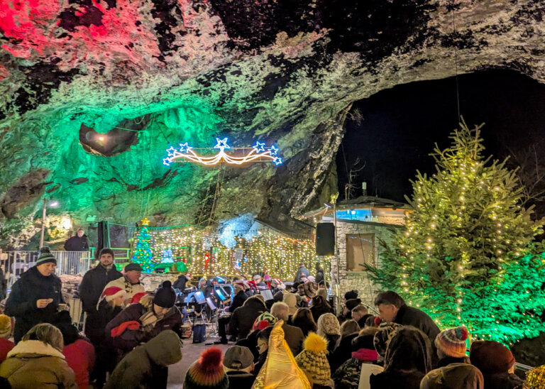 Peak District Christmas at Peak Cavern, Castleton