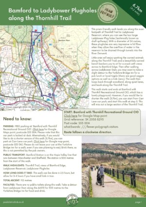 Bamford pram-friendly walk to Ladybower Dam cover