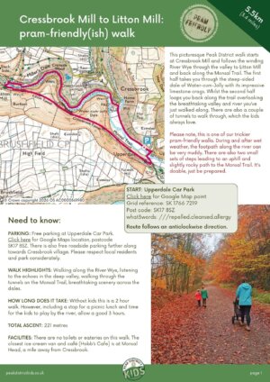 Cressbrook Mill to Litton Mill walk pdf cover
