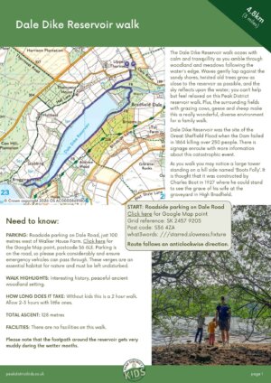 Dale Dike Reservoir walk pdf cover