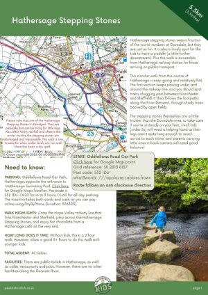 Hathersage Stepping Stones walk pdf walk cover