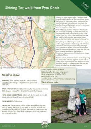 Shining Tor walk pdf cover