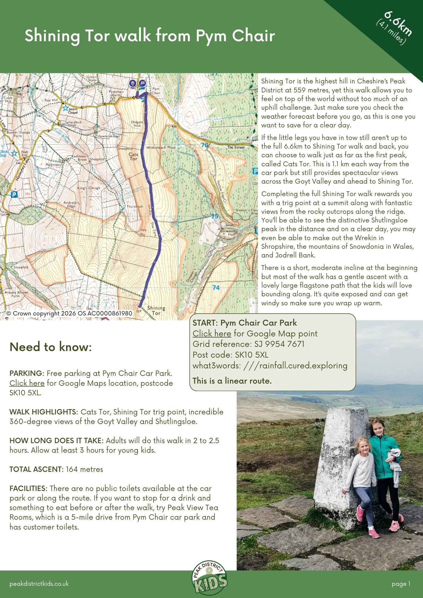 Shining Tor walk pdf cover