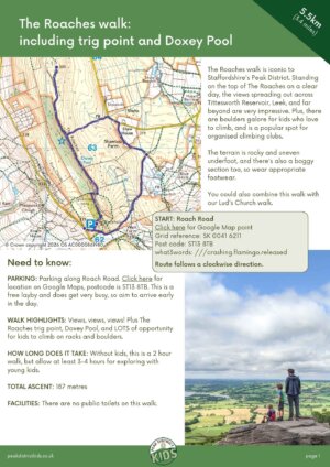 The Roaches walk pdf cover