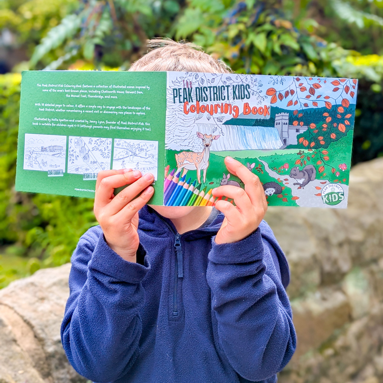 The Peak District Kids colouring book